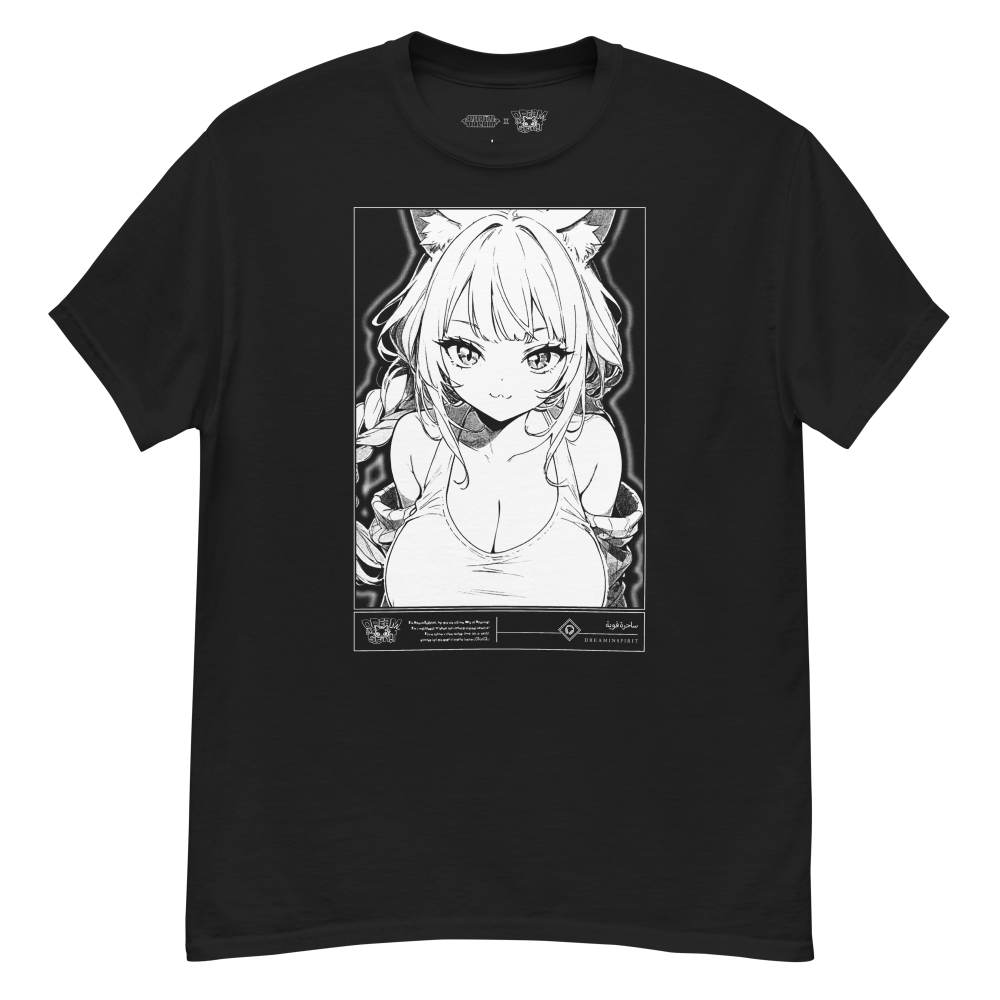 DreamInSpirit Manga Black Graphic Tee