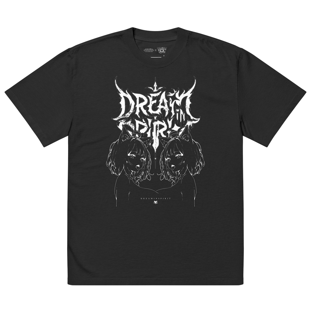DreamInSpirit Metal Oversized Faded Tee