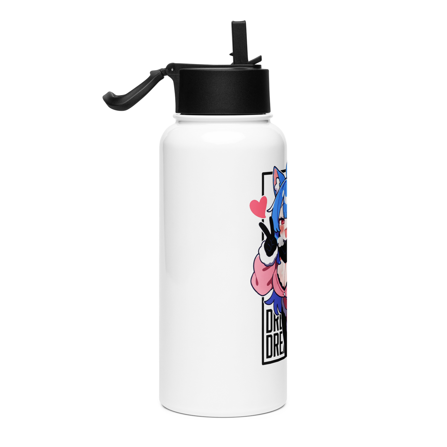 DreamInSpirit Winter Edition Stainless Steel Water Bottle with Straw Lid